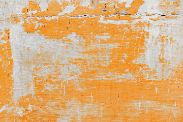 Texture of a concrete wall with cracks and scratches which can be used as a background