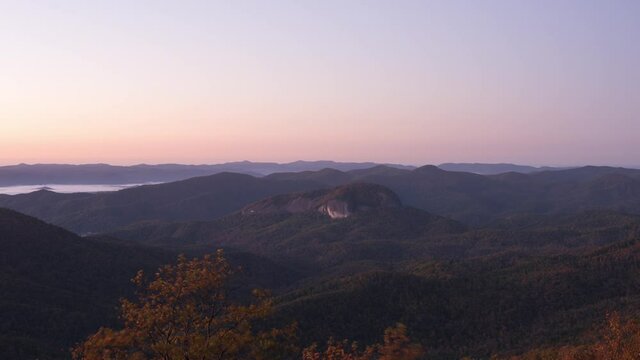 Pisgah National Forest, North Carolina, USA at Looking Glass Rock