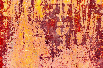 Metal texture with scratches and cracks which can be used as a background