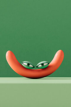 A wurst with eyes