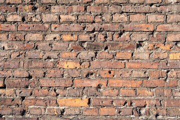 Old brick wall  - obrazy, fototapety, plakaty