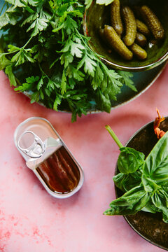 Salsa verde ingredients
