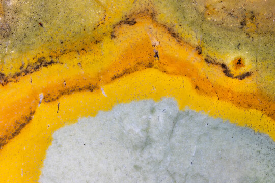 Linear Pattern In A Blue Mountain Jasper  