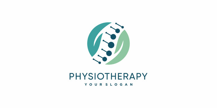 Nature Physiotherapy logo icon vector. Physiotherapy treatment concept  vector design. Orthopedic and Physiotherapy clinic vector design. 13062723  Vector Art at Vecteezy