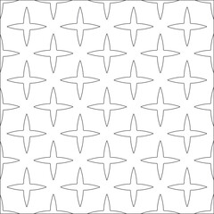  floral pattern background.Repeating geometric tiles from striped elements. Black pattern. 