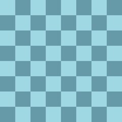 Blue checkerboard pattern background. Check pattern designs for decorating wallpaper. Vector background.