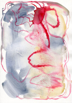 Watercolor abstract artwork 