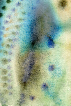 Watercolor modern art 