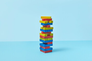 Wooden game for balance