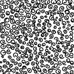 Abstract seamless pattern background. Doodle pattern background. Abstract hand-drawn pattern. Vector seamless doodle swirl pattern. Wrapping paper.