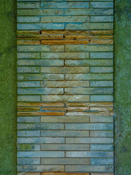 colorful old wall