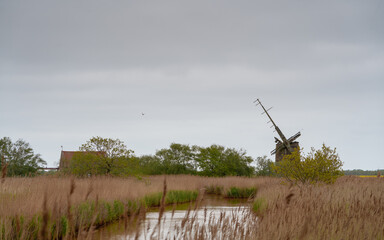 old windmill in the broads