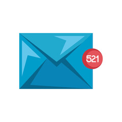 Isolated envelope icon