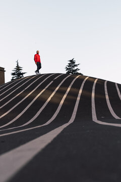 Man walking in the street
