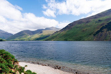 Wastwater lake in the Lake District National Park