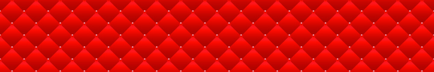 Red luxury background with beads. Vector illustration. 