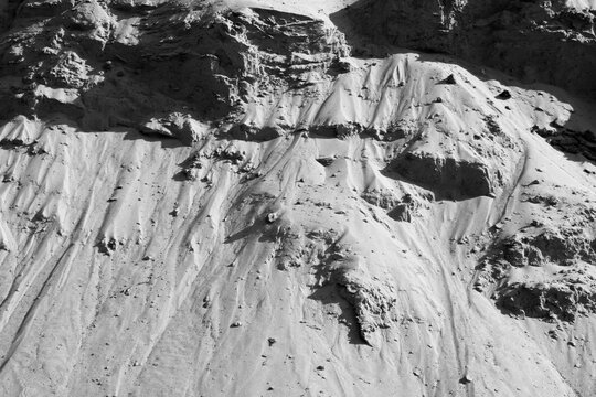 black and white sand texture background