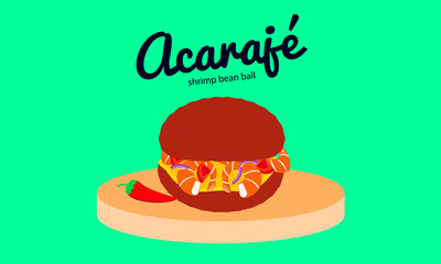 Typical street food from Bahia, Brazil called 
