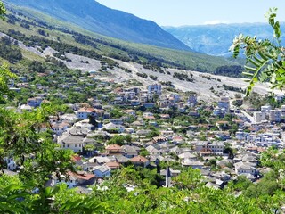 Fototapeta na wymiar small old town in albania