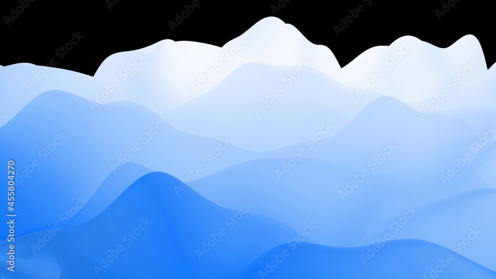 Poster stylish abstract background, surface of soft translucent material. creative soft bright 3d bg with i