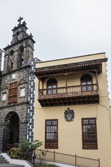 XVII century Church and convent of San Agustin. La Orotava, North shore, Tenerife Island, Canary Islands, Spain.