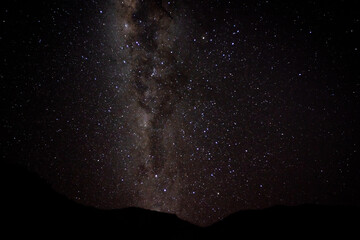 Overland camping roadtrip in the andes mountains of Lima, Peru