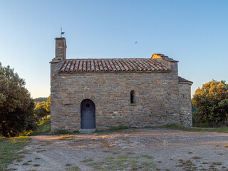 Sant Marti Xic, a romanic church in Osona, Catalonia