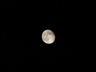 夜空に浮かぶ月