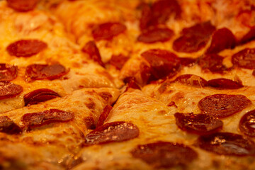 Pepperoni Pizza Background