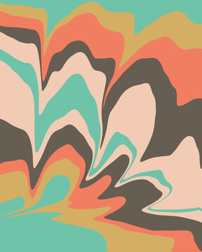 Vintage Inspired Colorful Graphic Design