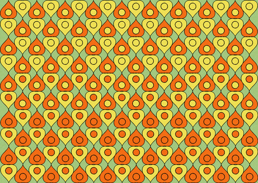 Fototapeta Pattern with hearts