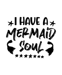 Mermaid Svg Cut File