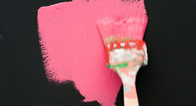  paint brush with paint