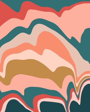 Multicolored Psychedelic Graphic Design