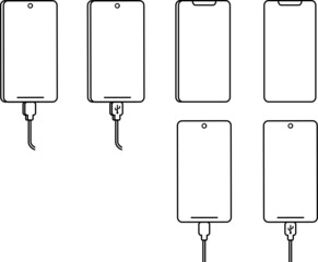 Smartphone icon set