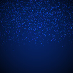 Magic stars sparse Christmas background. Subtle fl