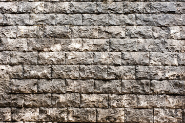 Seamless Bricks Stone wall elevation for backgrounds