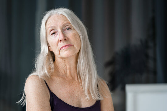 Portrait of a senior woman.