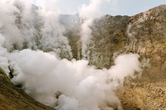 Active Volcano Crater