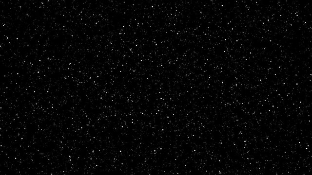 Space star particles motion background