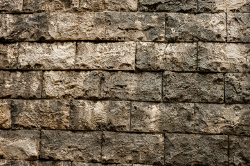 Seamless Bricks Stone wall elevation for backgrounds