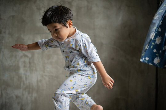 Boy dancing