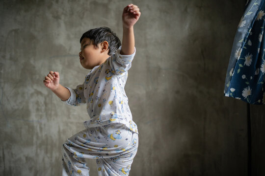 Boy dancing