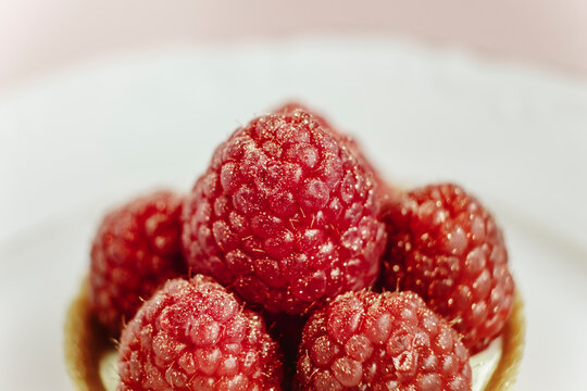 raspberries tartlet