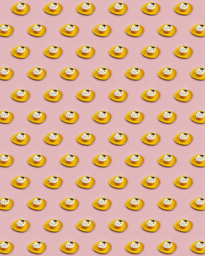 repetitive pattern of pies