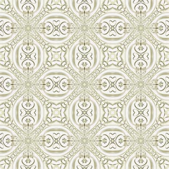 Fototapete Seamless ornamental golden surface pattern for textile design, home decoration, upholstery, wallpaper and digital backgrounds. © Newage Designs