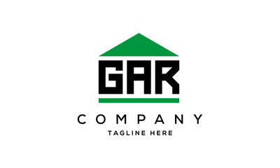 Fototapeta premium three letter house for real estate logo design
