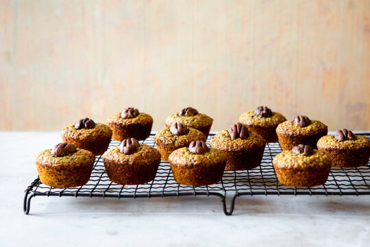  Pecan muffin cake breakfast food