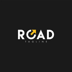 Road. Logo template.