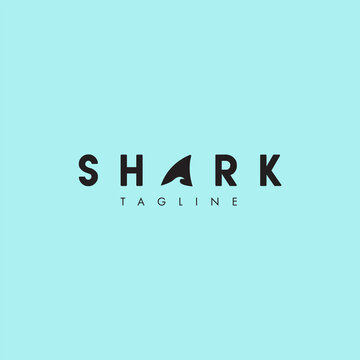 Shark. Logo template.